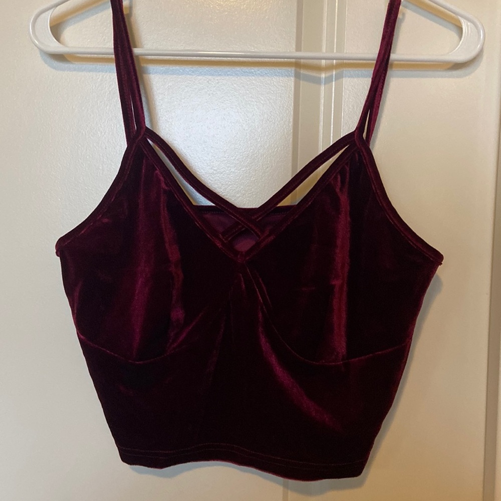 Velvet crop/tank